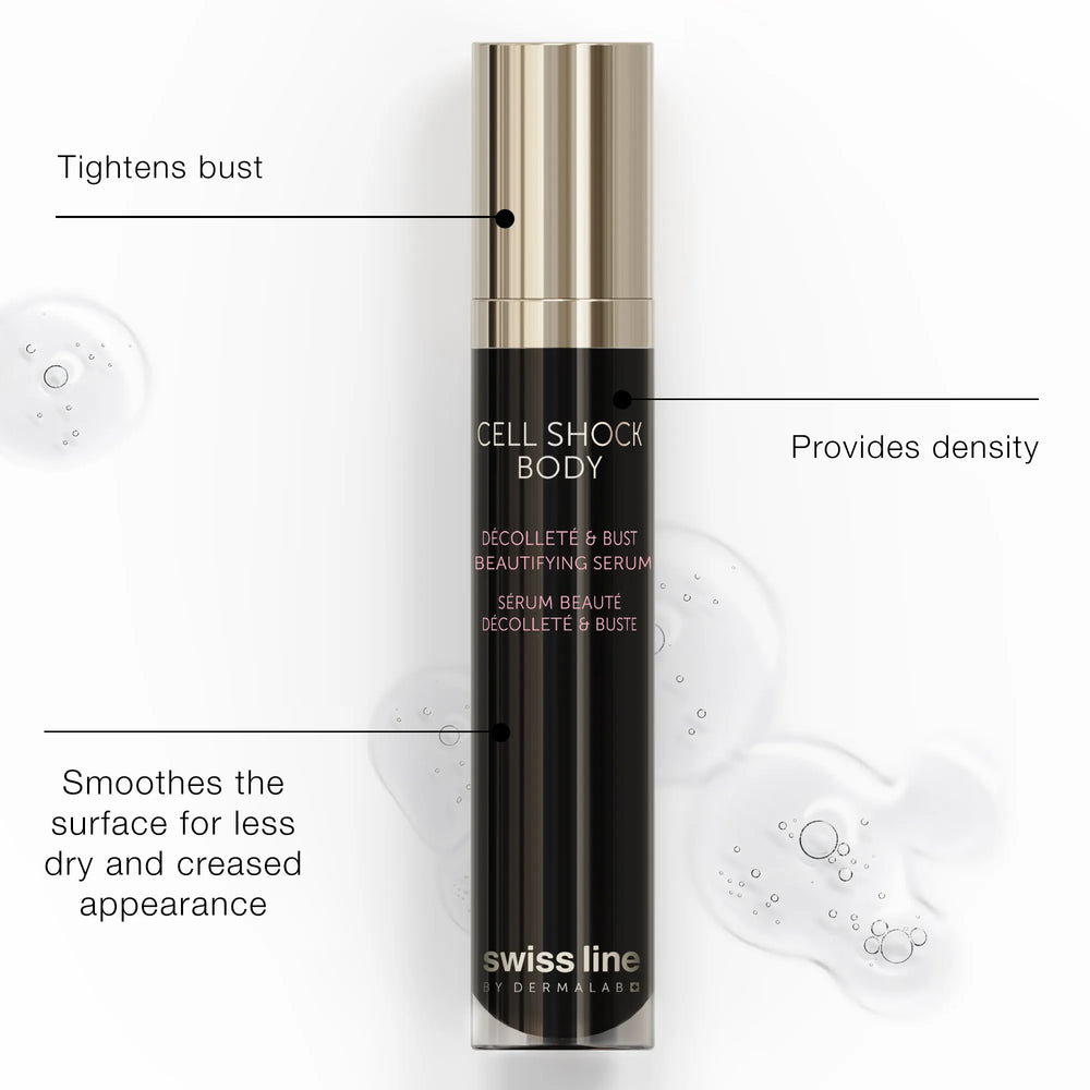 Cell Shock Infographie Body Décolleté & Bust Beautifying Serum