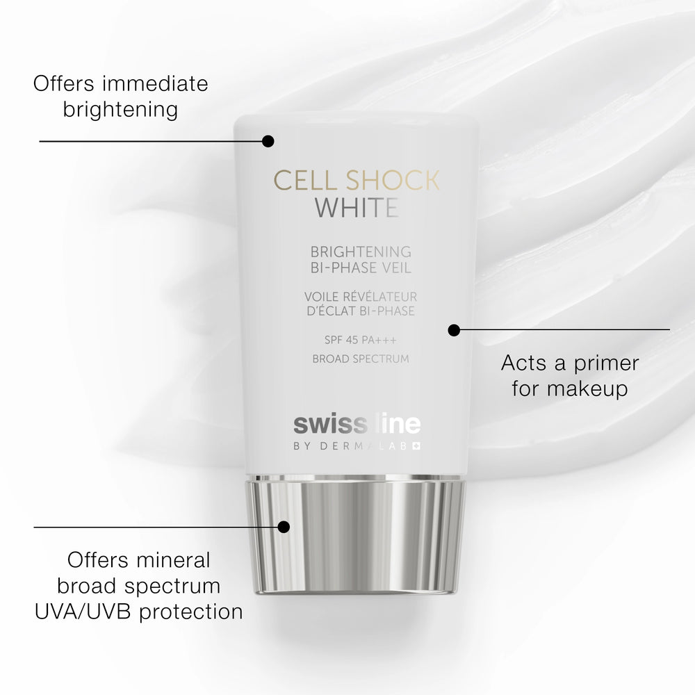 VOILE RÉVÉLATEUR D'ÉCLAT BI-PHASE SPF 45 PA+++