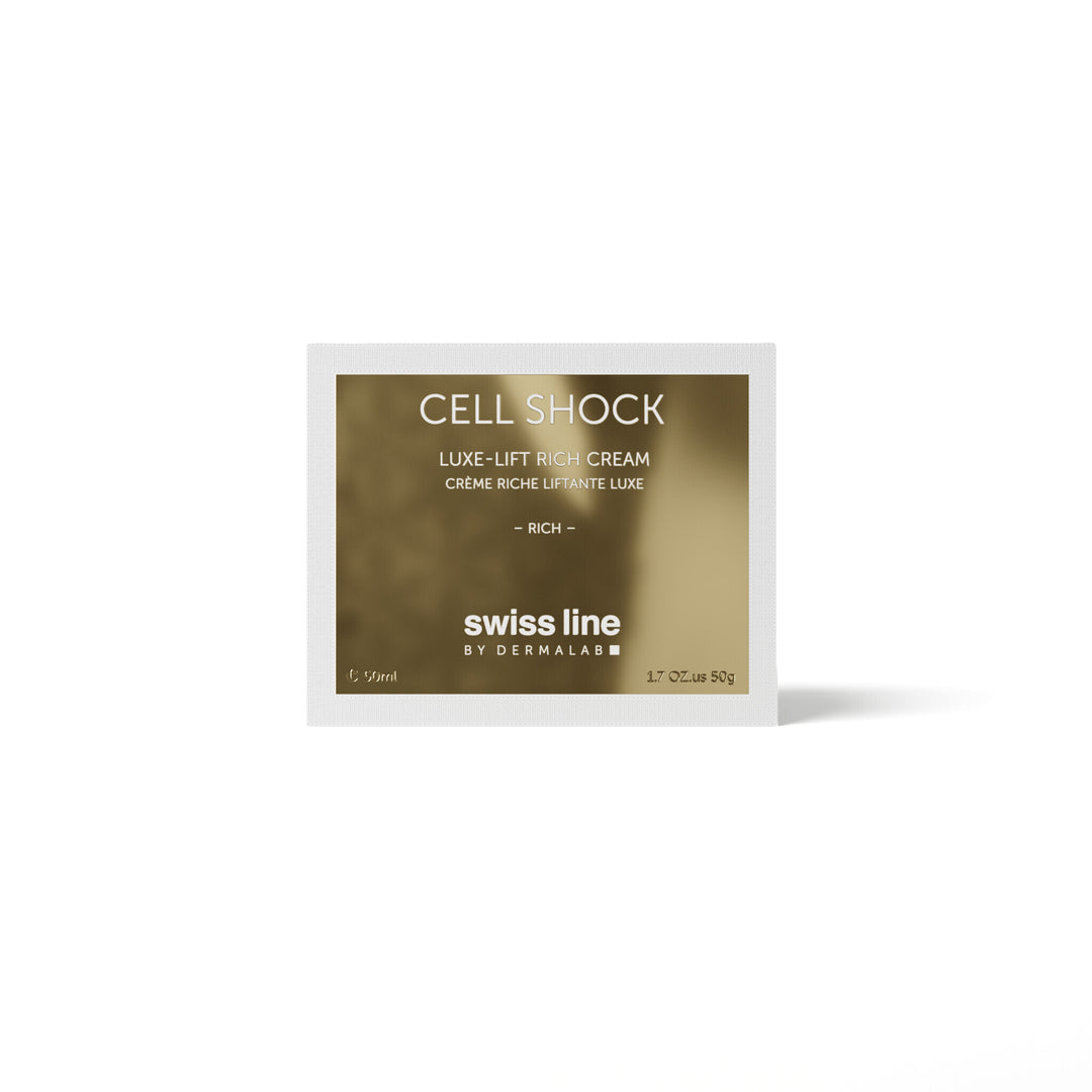 Swissline Cell Shock Luxe-Lift Cream packaging on a white background